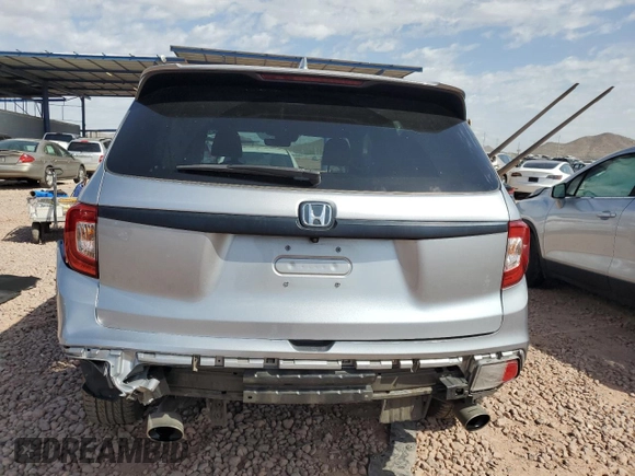 2019 Honda Passport EX-L with VIN 5FNYF7H57KB007865, listed as a Copart auction lot 51352775 with 43,846 mi miles and Salvage Title. Bid and sale history available at carsss.com. Image 6.
