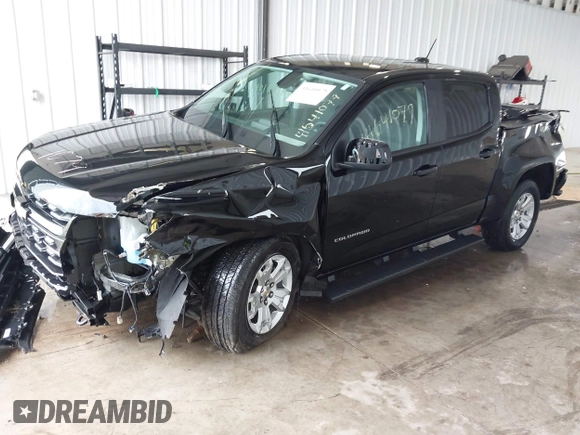 2022 Chevrolet Colorado 4WD LT with VIN 1GCGTCEN0N1273775, listed as a IAAI auction lot 41641079 with 18,923 mi miles and . Bid and sale history available at DreamBid. Image 2.