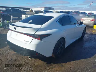 2022 Lexus IS 350 F Sport with VIN JTHGZ1B21N5050374, listed as a IAAI auction lot 41241870 with 25,122 mi miles and . Bid and sale history available at DreamBid. Image 4.