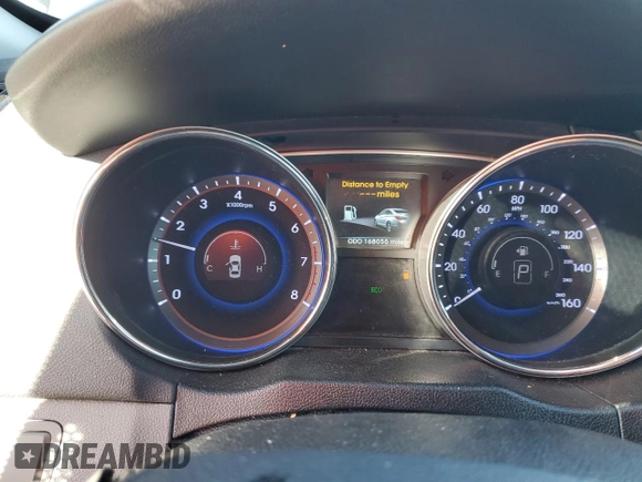 2014 Hyundai Sonata SE with VIN 5NPEC4AC3EH873992, listed as a Copart auction lot 87321434 with 168,055 mi miles and Salvage Title. Bid and sale history available at DreamBid. Image 9.