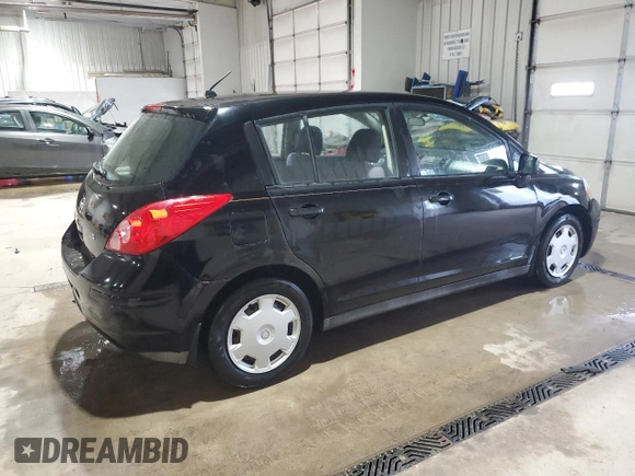 2007 Nissan Versa 1.8 S with VIN 3N1BC13E87L409263, listed as a Copart auction lot 53565105 with 124,860 mi miles and Salvage Title. Bid and sale history available at carsss.com. Image 3.