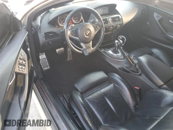 2009 BMW 6 Series 650i with VIN WBAEB535X9C224051, listed as a Copart auction lot 46105185 with 152,898 mi miles and Salvage Title. Bid and sale history available at carsss.com. Image 8.