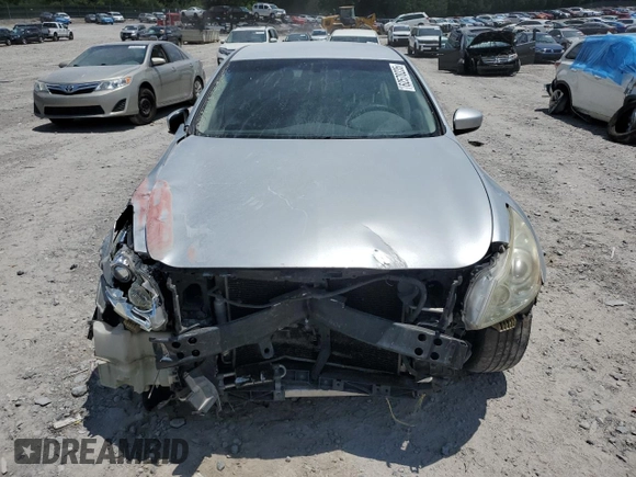 2011 Infiniti G25 with VIN JN1DV6AP0BM602333, listed as a Copart auction lot 62570235 with 231,317 mi miles and Salvage title. Bid and sale history available at DreamBid. Image 5.