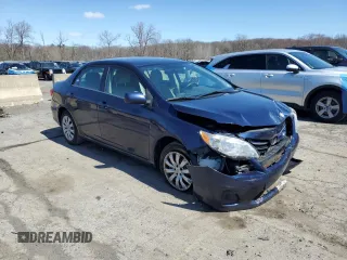 2013 Toyota Corolla L with VIN 2T1BU4EE4DC124017, listed as a Copart auction lot 52403345 with 111,610 mi miles and Salvage Title. Bid and sale history available at carsss.com. Image 4.
