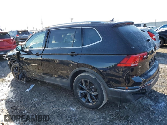 2022 Volkswagen Tiguan SE with VIN 3VV3B7AX7NM162029, listed as a Copart auction lot 49803065 with 11,407 mi miles and Salvage Title. Bid and sale history available at DreamBid. Image 2.