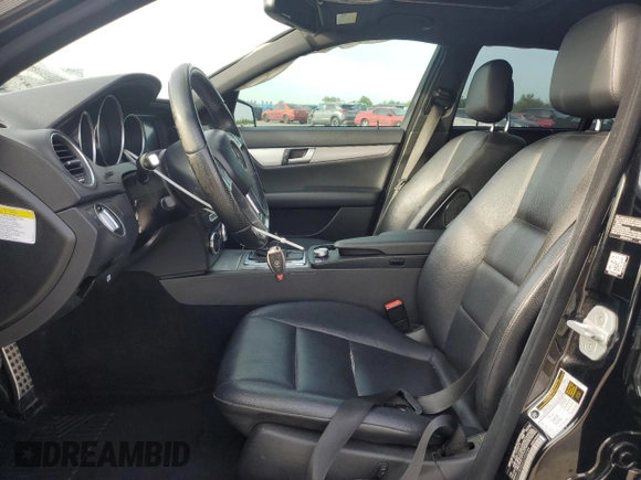 2014 Mercedes-Benz C 300 Sport with VIN WDDGF8AB6EG253744, listed as a Copart auction lot 50181075 with 108,362 mi miles and Salvage Title. Bid and sale history available at DreamBid. Image 7.