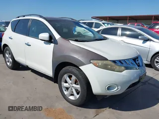 2009 Nissan Murano SL z VIN JN8AZ18UX9W021881, wystawiony jako IAAI lot #42452750 z przebiegiem 237 031 mil mil oraz . Historia ofert i sprzedaży dostępna na DreamBid. Obrazek 1.