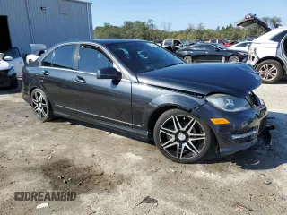 2013 Mercedes-Benz C 250 Sport with VIN WDDGF4HB4DA852223, listed as a Copart auction lot 46757365 with 107,243 mi miles and Salvage title. Bid and sale history available at DreamBid. Image 4.