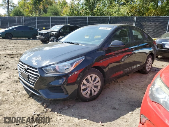 2020 Hyundai Accent SE with VIN 3KPC24A62LE125904, listed as a Copart auction lot 70260803 with 37,850 mi miles. Bid and sale history available at carsss.com. Image 1.