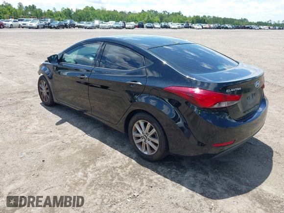 2015 Hyundai Elantra SE z VIN 5NPDH4AE2FH594453, wystawiony jako IAAI lot #42386719 z przebiegiem 199 522 mil mil oraz . Historia ofert i sprzedaży dostępna na DreamBid. Obrazek 3.