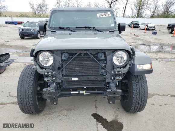 2018 Jeep Wrangler Unlimited Sahara with VIN 1C4HJXEN7JW223616, listed as a Copart auction lot 50688375 with 52,960 mi miles and Salvage Title. Bid and sale history available at carsss.com. Image 5.