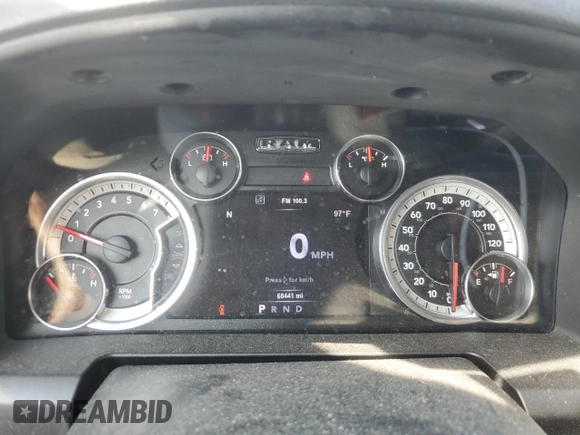 2017 Ram 1500 Big Horn with VIN 3C6RR7LT5HG525744, listed as a Copart auction lot 59974625 with 68,441 mi miles and Salvage title. Bid and sale history available at DreamBid. Image 9.