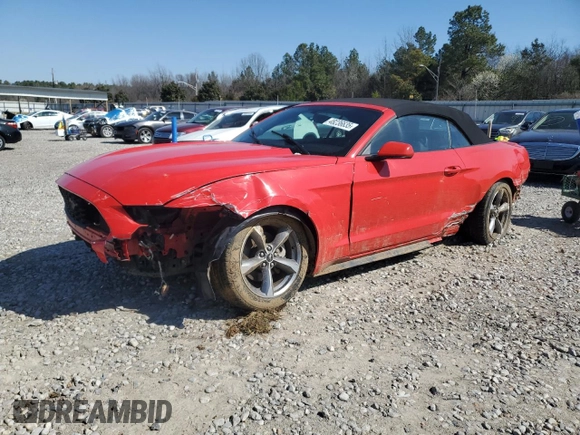 2015 Ford Mustang V6 with VIN 1FATP8EM8F5352554, listed as a Copart auction lot 48236635 with 67,818 mi miles and Salvage title. Bid and sale history available at DreamBid. Image 1.