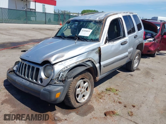 2007 Jeep Liberty Sport z VIN 1J4GL48KX7W539150, wystawiony jako IAAI lot #42104035 z przebiegiem 222 021 mil mil oraz . Historia ofert i sprzedaży dostępna na DreamBid. Obrazek 2.
