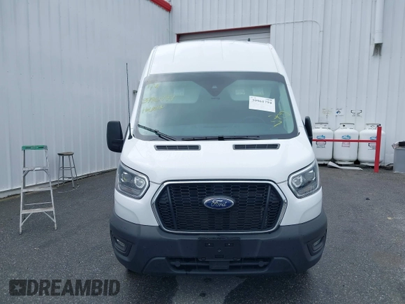 2023 Ford Transit Cargo with VIN 1FTBW3XG1PKB89459, listed as a IAAI auction lot 39961794 with 6,756 mi miles and . Bid and sale history available at carsss.com. Image 12.