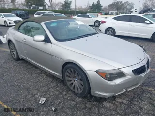 2005 BMW 6 Series 645Ci with VIN WBAEK73495B324371, listed as a IAAI auction lot 41496290 with 109,251 mi miles. Bid and sale history available at carsss.com. Image 1.