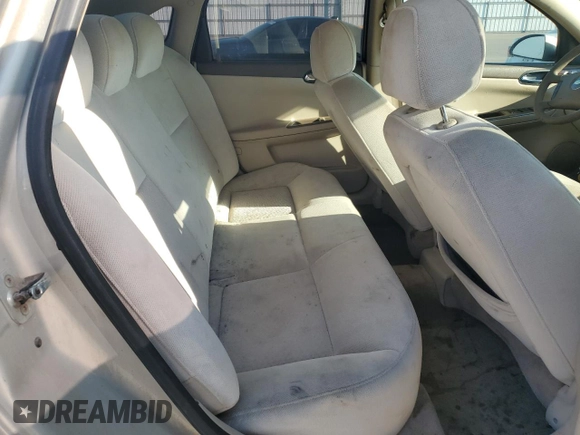 2008 Chevrolet Impala with VIN 2G1WB55N889136084, listed as a Copart auction lot 87488604 with 166,836 mi miles and Clean Title. Bid and sale history available at DreamBid. Image 10.