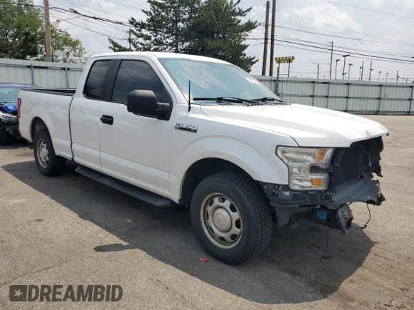 2015 Ford F-150 XL with VIN 1FTEX1C89FFB07773, listed as a Copart auction lot 59059985 with 279,558 mi miles and Salvage title. Bid and sale history available at DreamBid. Image 4.