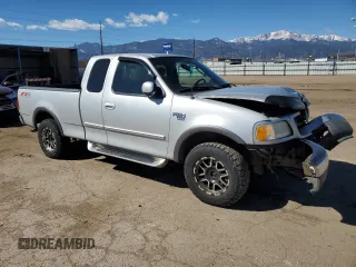 2003 Ford F-150 XL with VIN 2FTRX18L43CA34088, listed as a Copart auction lot 50604455 with 113,761 mi miles and Salvage Title. Bid and sale history available at carsss.com. Image 4.