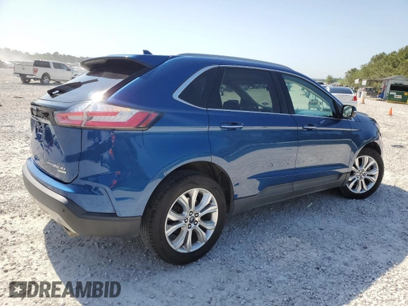 2020 Ford Edge Titanium z VIN 2FMPK3K91LBA72524, wystawiony jako Copart lot #52219545 z przebiegiem 97 192 mil mil oraz Szkoda całkowita • Salvage title. Historia ofert i sprzedaży dostępna na DreamBid. Obrazek 3.