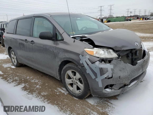 2012 Toyota Sienna with VIN 5TDZK3DC9CS204787, listed as a Copart auction lot 89138125 with 151,131 mi miles and Salvage Title. Bid and sale history available at carsss.com. Image 4.