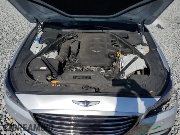2019 Genesis G80 3.8L with VIN KMHGN4JE0KU299269, listed as a Copart auction lot 52155675 with 65,743 mi miles and Salvage title. Bid and sale history available at DreamBid. Image 11.