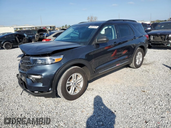 2024 Ford Explorer XLT with VIN 1FMSK7DH0RGA34287, listed as a Copart auction lot 46893315 with 7,131 mi miles and Salvage Title. Bid and sale history available at carsss.com. Image 1.