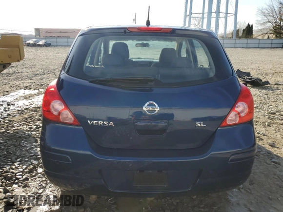 2007 Nissan Versa 1.8 S with VIN 3N1BC13EX7L418854, listed as a Copart auction lot 50765145 with 334,472 mi miles and Salvage Title. Bid and sale history available at carsss.com. Image 6.