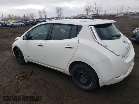 2016 Nissan LEAF S with VIN 1N4AZ0CP0GC300431, listed as a Copart auction lot 52437255 with 128,793 mi miles and Clean Title. Bid and sale history available at carsss.com. Image 2.