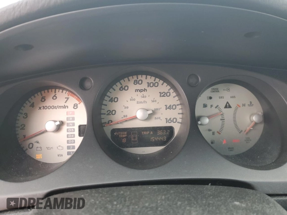 2003 Acura TL Type S with VIN 19UUA56873A051200, listed as a Copart auction lot 41749465 with 154,443 mi miles and Salvage Title. Bid and sale history available at carsss.com. Image 9.