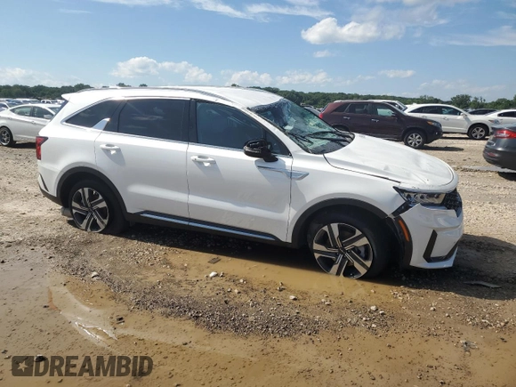 2023 Kia Sorento Hybrid EX with VIN KNDRHDLG1P5227503, listed as a Copart auction lot 61869004 with 0 mi miles and Salvage Title. Bid and sale history available at carsss.com. Image 4.
