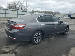 2017 Honda Accord Hybrid with VIN JHMCR6F30HC016098, listed as a Copart auction lot 50497225 with 117,988 mi miles and Salvage Title. Bid and sale history available at carsss.com. Image 3.