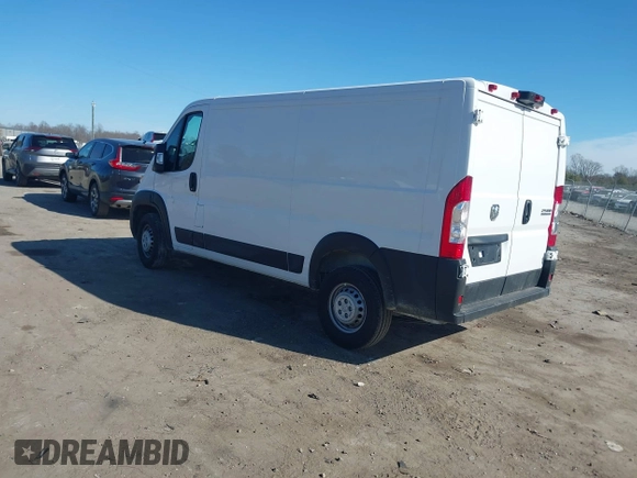 2025 Ram ProMaster Cargo Tradesman with VIN 3C6LRVVG0SE518973, listed as a IAAI auction lot 41434393 with 7,075 mi miles and . Bid and sale history available at carsss.com. Image 3.