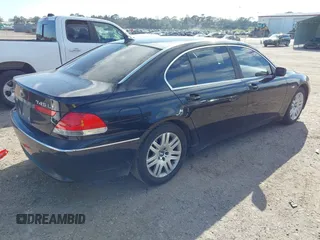 2002 BMW 7 Series 745Li with VIN WBAGN63482DR03247, listed as a IAAI auction lot 41703923 with 84,761 mi miles and . Bid and sale history available at carsss.com. Image 4.