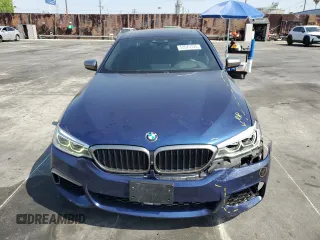 2019 BMW 5 Series M550i xDrive with VIN WBAJB9C51KB464722, listed as a Copart auction lot 53575135 with 70,187 mi miles and Salvage title. Bid and sale history available at DreamBid. Image 5.