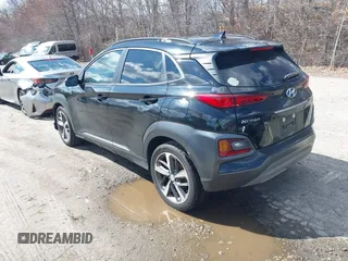 2020 Hyundai Kona Limited with VIN KM8K3CA54LU403886, listed as a IAAI auction lot 41853262 with 144,044 mi miles and . Bid and sale history available at DreamBid. Image 3.