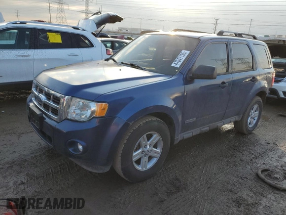 2008 Ford Escape Hybrid with VIN 1FMCU59H18KE45916, listed as a Copart auction lot 47047155 with 99,468 mi miles and Salvage Title. Bid and sale history available at carsss.com. Image 1.