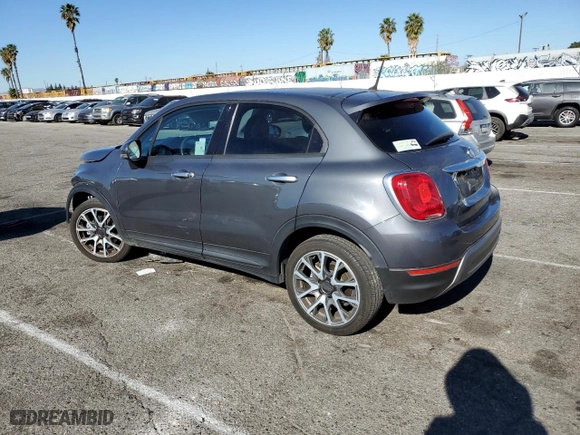 2017 FIAT 500X Urbana Edition with VIN ZFBCFXCB7HP608217, listed as a Copart auction lot 88357845 with 76,090 mi miles and Salvage Title. Bid and sale history available at carsss.com. Image 2.