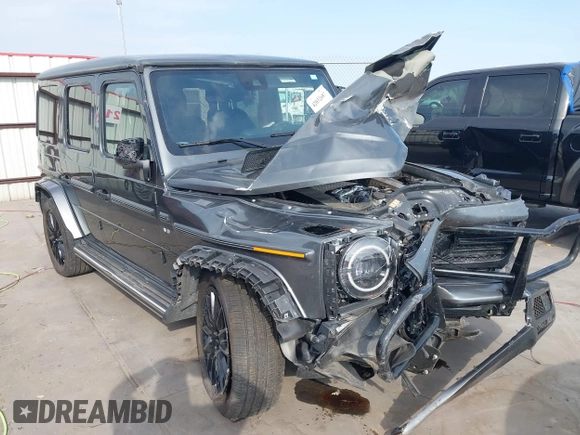 2021 Mercedes-Benz G 550 with VIN W1NYC6BJXMX382983, listed as a IAAI auction lot 42032687 with 22,835 mi miles and . Bid and sale history available at DreamBid. Image 1.