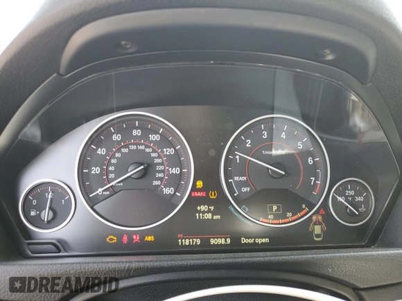 2014 BMW 4 Series 428i with VIN WBA3N7C58EF718718, listed as a Copart auction lot 60434345 with 118,179 mi miles and Salvage title. Bid and sale history available at DreamBid. Image 9.