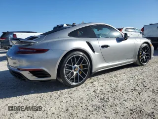2019 Porsche 911 Turbo with VIN WP0AD2A94KS140514, listed as a Copart auction lot 75714224 with Not Provided miles and Salvage Title. Bid and sale history available at carsss.com. Image 3.