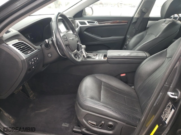 2018 Genesis G80 3.8L with VIN KMHGN4JE2JU223020, listed as a Copart auction lot 36755974 with 132,785 mi miles. Bid and sale history available at carsss.com. Image 7.