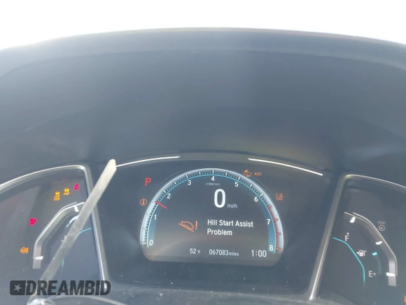 2019 Honda Civic Sedan EX with VIN 19XFC1F35KE020036, listed as a IAAI auction lot 41774068 with 67,083 mi miles. Bid and sale history available at carsss.com. Image 7.