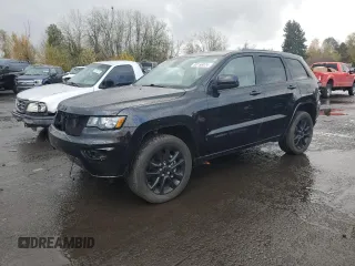 2020 Jeep Grand Cherokee Laredo E with VIN 1C4RJFAG2LC317963, listed as a Copart auction lot 80156074 with 24,983 mi miles and Salvage Title. Bid and sale history available at carsss.com. Image 1.