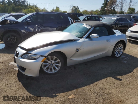 2008 BMW Z4 3.0si with VIN 4USBU53528LX04447, listed as a Copart auction lot 71163054 with 138,920 mi miles and Salvage title. Bid and sale history available at DreamBid. Image 1.