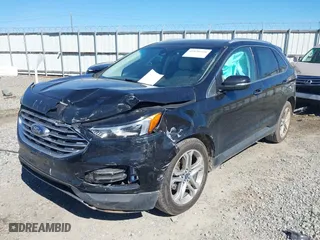 2019 Ford Edge Titanium with VIN 2FMPK3K99KBB53558, listed as a IAAI auction lot 41830328 with 95,480 mi miles. Bid and sale history available at carsss.com. Image 6.