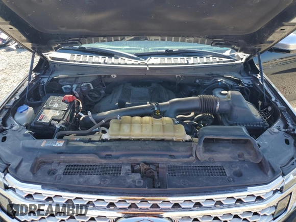 2020 Ford Expedition Max Platinum with VIN 1FMJK1MT2LEA15563, listed as a Copart auction lot 57692495 with 72,035 mi miles and Salvage title. Bid and sale history available at DreamBid. Image 12.