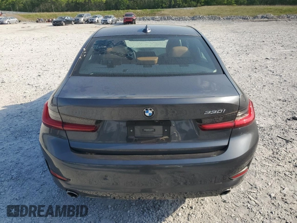 2021 BMW 3 Series 330i with VIN 3MW5R1J08M8B79445, listed as a Copart auction lot 53282855 with 48,163 mi miles and Clean Title. Bid and sale history available at carsss.com. Image 6.