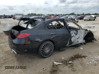 2022 Mercedes-Benz C 300 with VIN W1KAF4GB5NR030914, listed as a Copart auction lot 84186504 with Not Provided miles and Non Repairable. Bid and sale history available at DreamBid. Image 3.