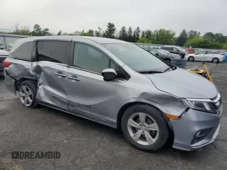 2019 Honda Odyssey EX with VIN 5FNRL6H59KB022682, listed as a Copart auction lot 58787265 with 54,803 mi miles and Salvage title. Bid and sale history available at DreamBid. Image 4.